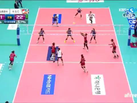 프로 배구 중계 포스터